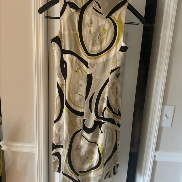 100% Silk cowl neck column dress - Picture 2 of 3